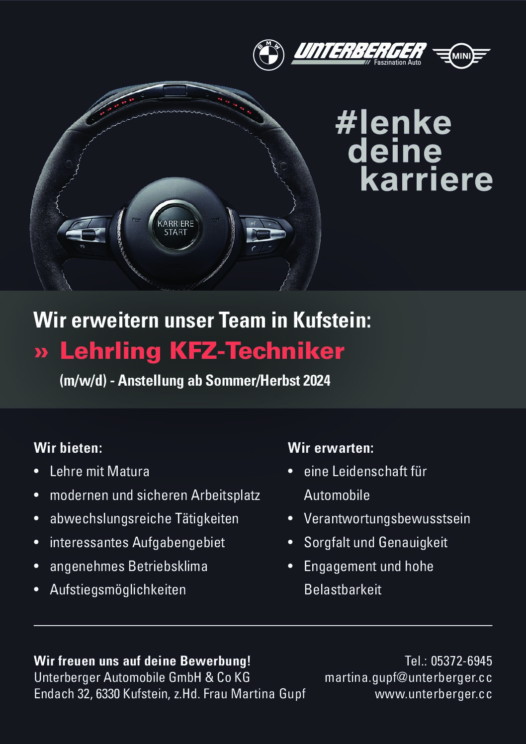 Lehrling KFZ-Techniker (m/w/d)