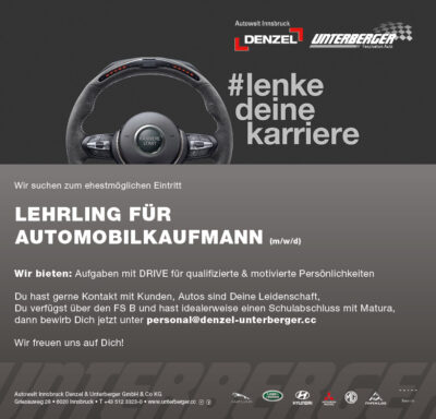 Lehrling Automobilkaufmann (m/w/d)