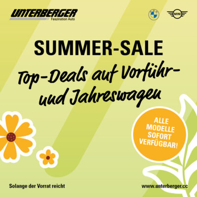 Unterberger Summer-Sale