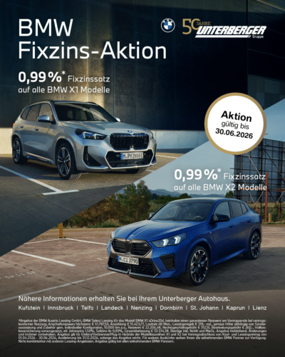 BMW Fixzins-Aktion bei Unterberger