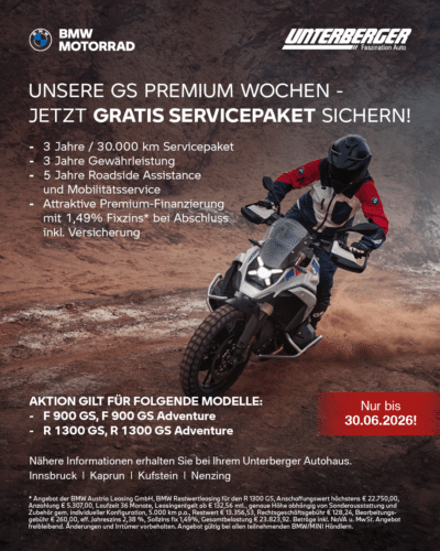 BMW GS Premium Wochen bei BMW Motorrad Unterberger