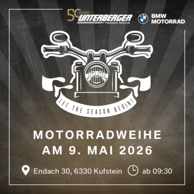 MOTORRADWEIHE & TERRASSEN-OPENING DER WERKSTATT KUFSTEIN