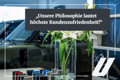 Unsere Philosphie lautet „Höchste Kundenzufriedenheit“